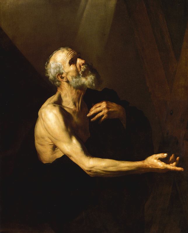WikiOO.org - Енциклопедия за изящни изкуства - Живопис, Произведения на изкуството Jusepe De Ribera (Lo Spagnoletto) - St. Andrew 4