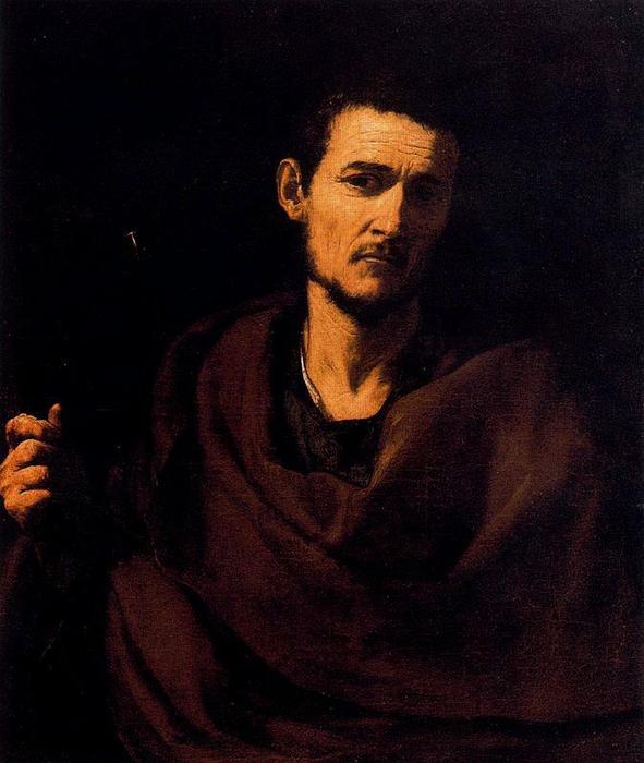 Wikioo.org - The Encyclopedia of Fine Arts - Painting, Artwork by Jusepe De Ribera (Lo Spagnoletto) - St. Matthew 1