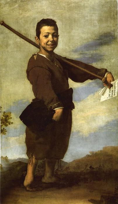 Wikioo.org – La Enciclopedia de las Bellas Artes - Pintura, Obras de arte de Jusepe De Ribera (Lo Spagnoletto) - El patizambo