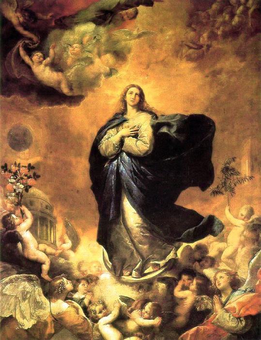 Wikioo.org - Bách khoa toàn thư về mỹ thuật - Vẽ tranh, Tác phẩm nghệ thuật Jusepe De Ribera (Lo Spagnoletto) - The Immaculate Conception