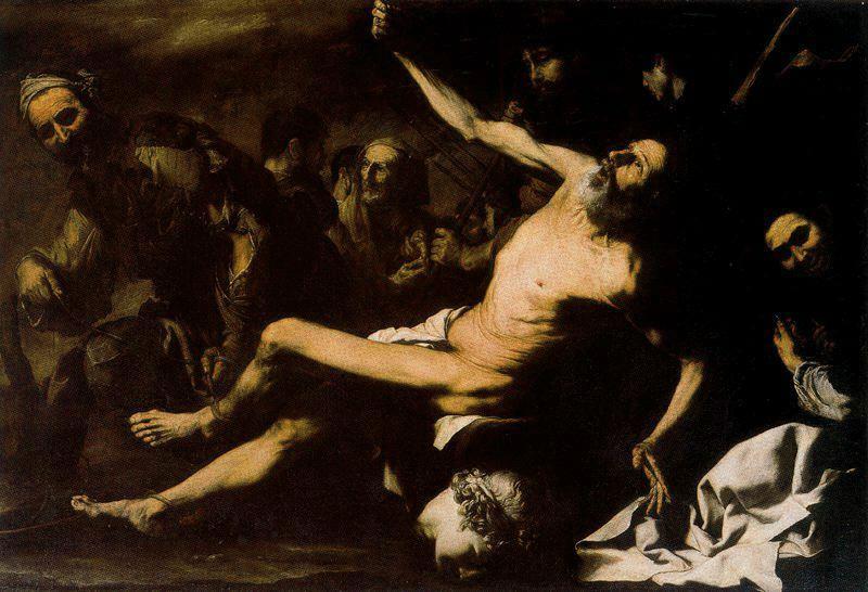 Wikioo.org - The Encyclopedia of Fine Arts - Painting, Artwork by Jusepe De Ribera (Lo Spagnoletto) - The Martyrdom of St. Bartholomew 2