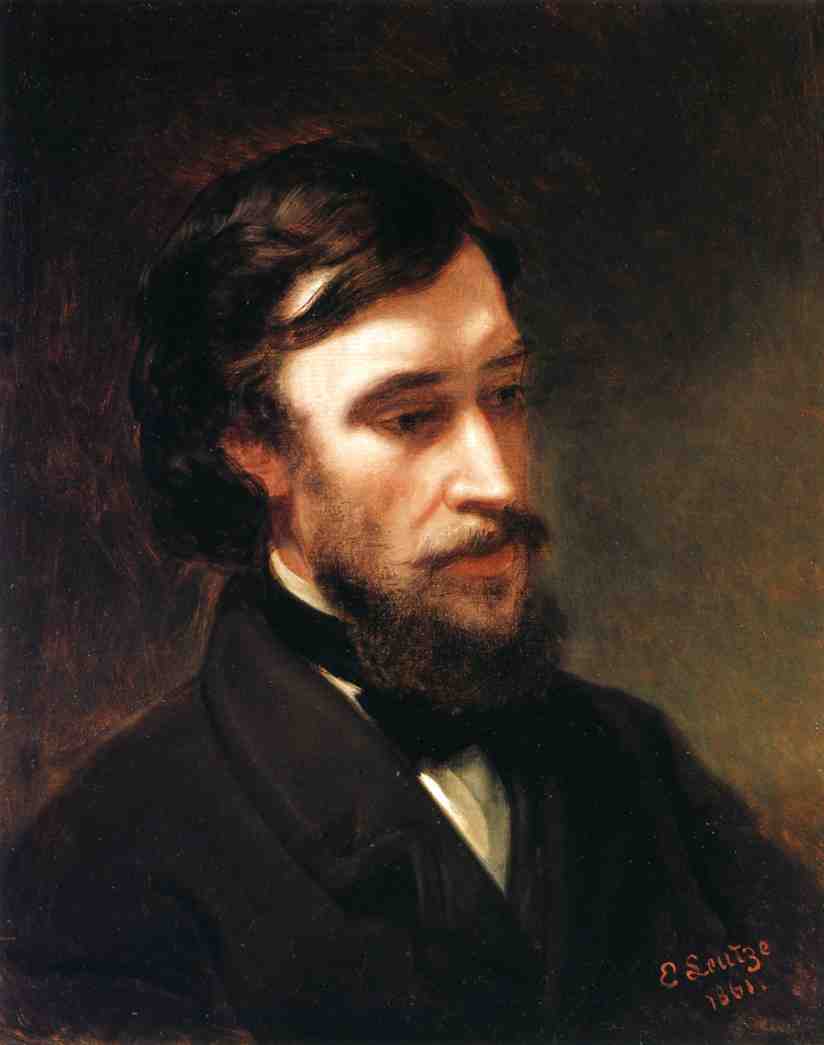 WikiOO.org - Енциклопедия за изящни изкуства - Живопис, Произведения на изкуството Emanuel Gottlieb Leutze - Portrait of Sanford Robinson Gifford