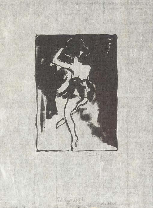 Wikioo.org - สารานุกรมวิจิตรศิลป์ - จิตรกรรม Emile Nolde - Dancer 2