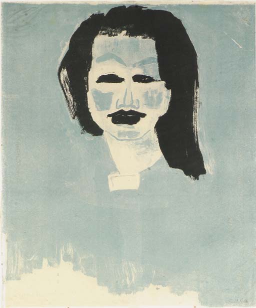 WikiOO.org - Encyclopedia of Fine Arts - Malba, Artwork Emile Nolde - Danish girl