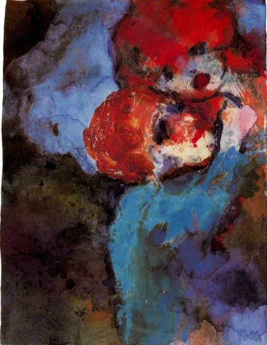 Wikioo.org - The Encyclopedia of Fine Arts - Painting, Artwork by Emile Nolde - Friend
