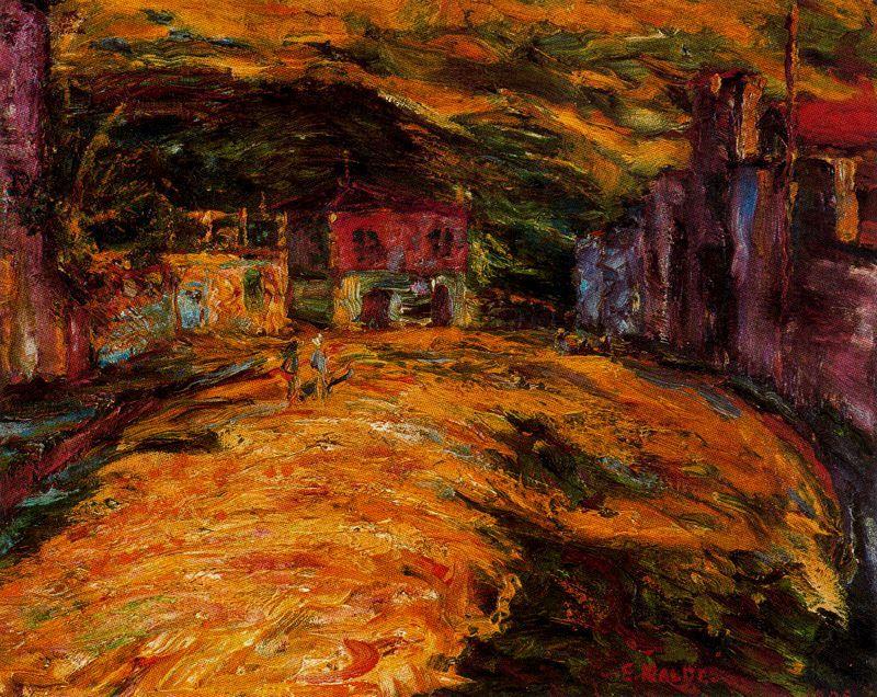 Wikioo.org - The Encyclopedia of Fine Arts - Painting, Artwork by Emile Nolde - Piazza San Domenico