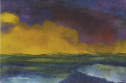 Wikioo.org - The Encyclopedia of Fine Arts - Painting, Artwork by Emile Nolde - Sea