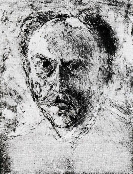 Wikioo.org - The Encyclopedia of Fine Arts - Painting, Artwork by Emile Nolde - Self-portrait 1