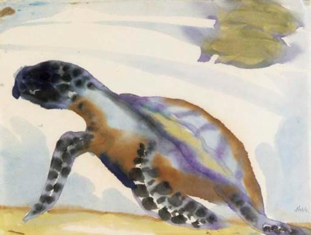 WikiOO.org - Enciklopedija dailės - Tapyba, meno kuriniai Emile Nolde - Turtle