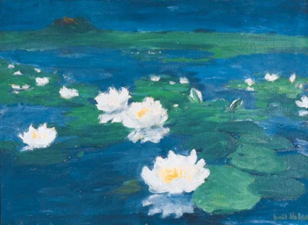 Wikioo.org - The Encyclopedia of Fine Arts - Painting, Artwork by Emile Nolde - Waterroses