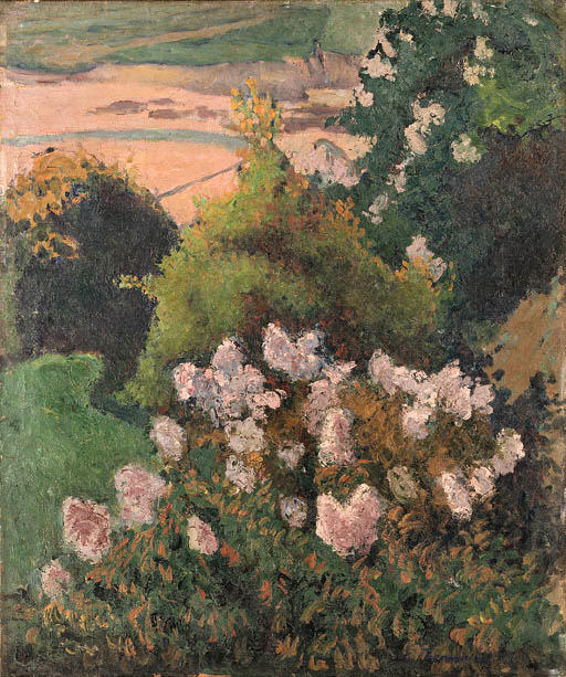 Wikioo.org - The Encyclopedia of Fine Arts - Painting, Artwork by Emile Bernard - Landscape at Saint-Briac