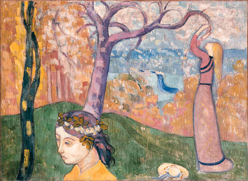 Wikioo.org - The Encyclopedia of Fine Arts - Painting, Artwork by Emile Bernard - Madeleine at the tree of love