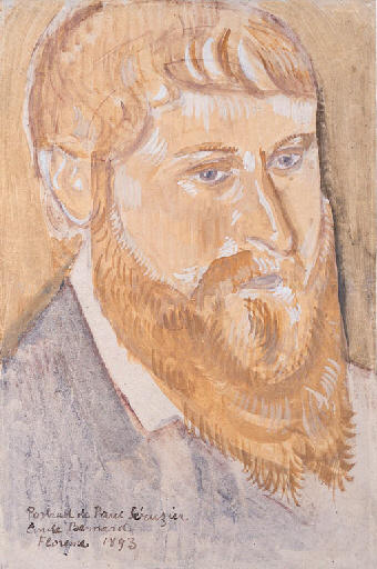 WikiOO.org - Encyclopedia of Fine Arts - Maľba, Artwork Emile Bernard - Portrait of Paul Sérusier