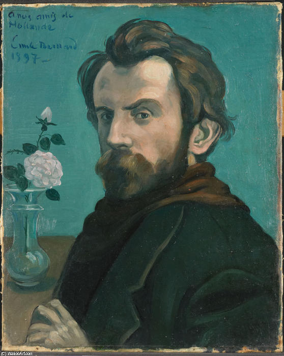 Wikioo.org - The Encyclopedia of Fine Arts - Painting, Artwork by Emile Bernard - Self-portrait