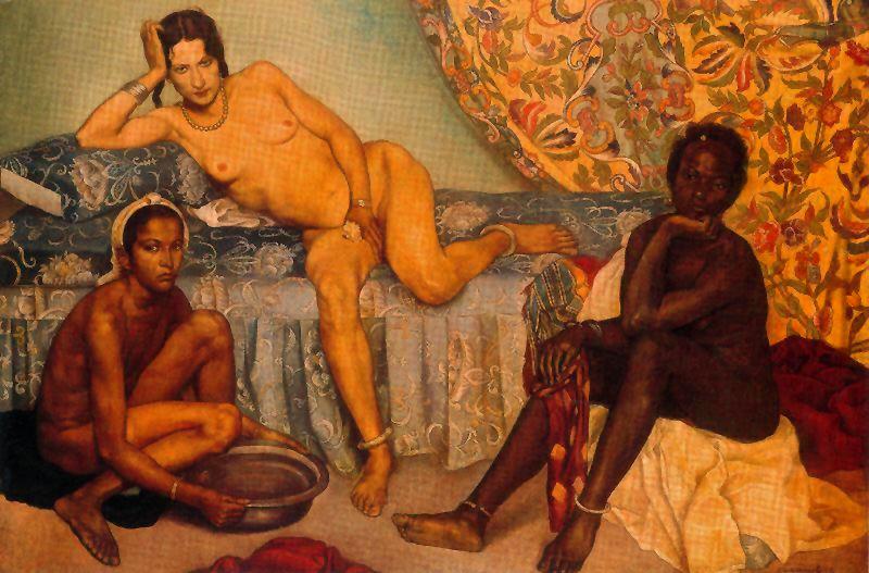 Wikioo.org – La Enciclopedia de las Bellas Artes - Pintura, Obras de arte de Emile Bernard - el árbol razas