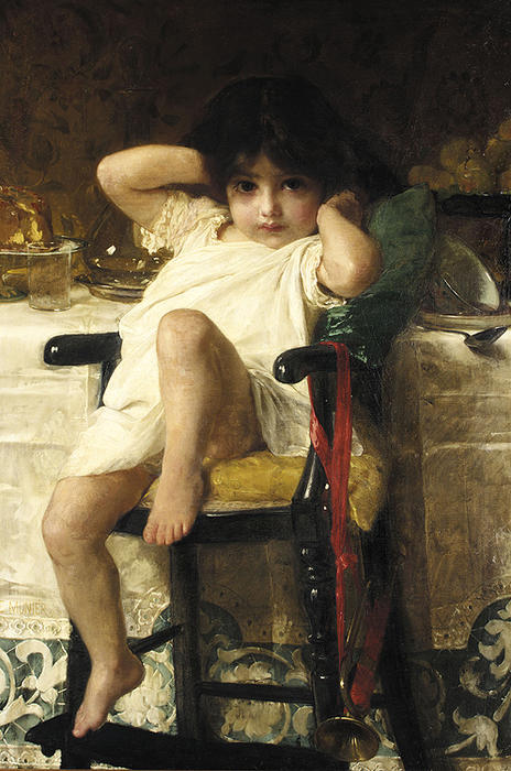 Wikioo.org - The Encyclopedia of Fine Arts - Painting, Artwork by Emile Munier - In Penance