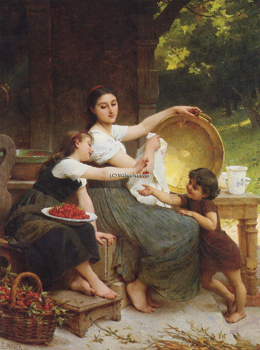 Wikioo.org - The Encyclopedia of Fine Arts - Painting, Artwork by Emile Munier - The Jam