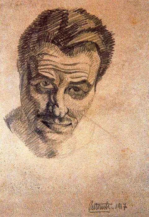 WikiOO.org - Enciclopédia das Belas Artes - Pintura, Arte por Emilio Pettoruti - Self-portrait 1