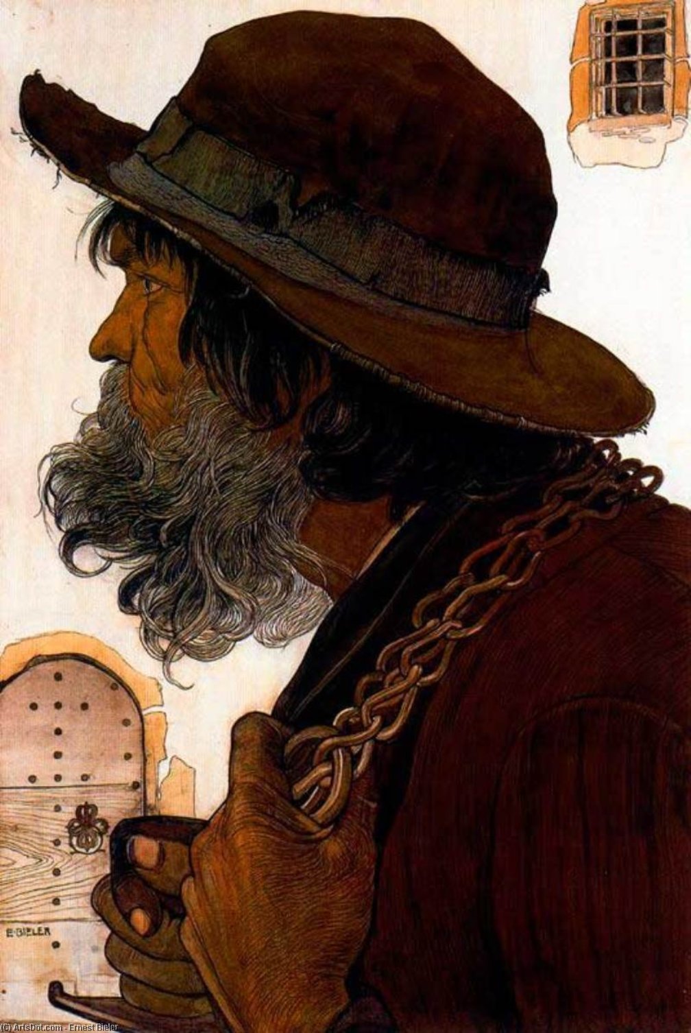WikiOO.org - Enciklopedija likovnih umjetnosti - Slikarstvo, umjetnička djela Ernest Bieler - Duc the blacksmith