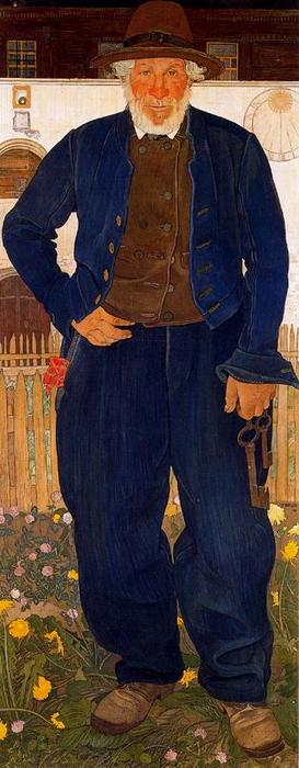 Wikioo.org - The Encyclopedia of Fine Arts - Painting, Artwork by Ernest Bieler - The Keys to the cellar