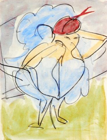 Wikioo.org - สารานุกรมวิจิตรศิลป์ - จิตรกรรม Ernst Ludwig Kirchner - Dancer