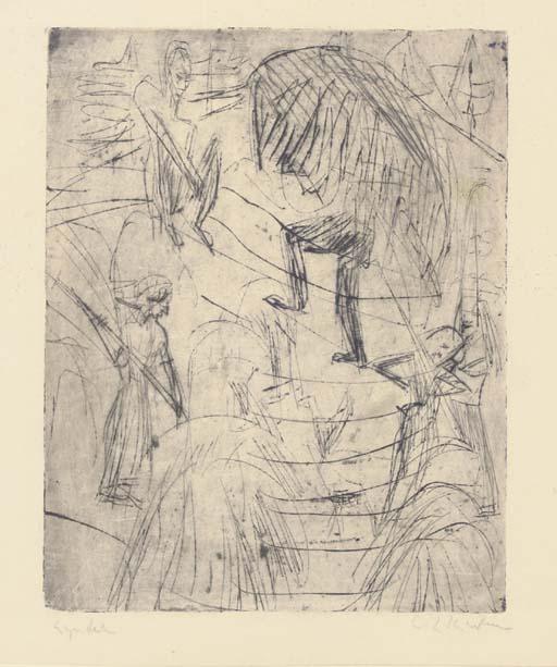 Wikioo.org - Encyklopedia Sztuk Pięknych - Malarstwo, Grafika Ernst Ludwig Kirchner - Heuernte