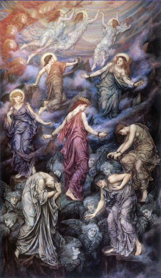 Wikioo.org – L'Enciclopedia delle Belle Arti - Pittura, Opere di Evelyn (Pickering) De Morgan - Regno del Paradiso