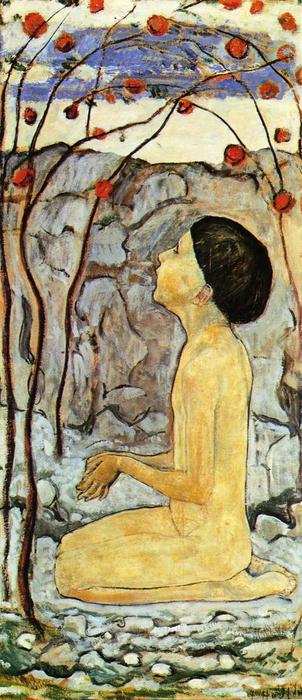 Wikioo.org - The Encyclopedia of Fine Arts - Painting, Artwork by Ferdinand Hodler - Adoration