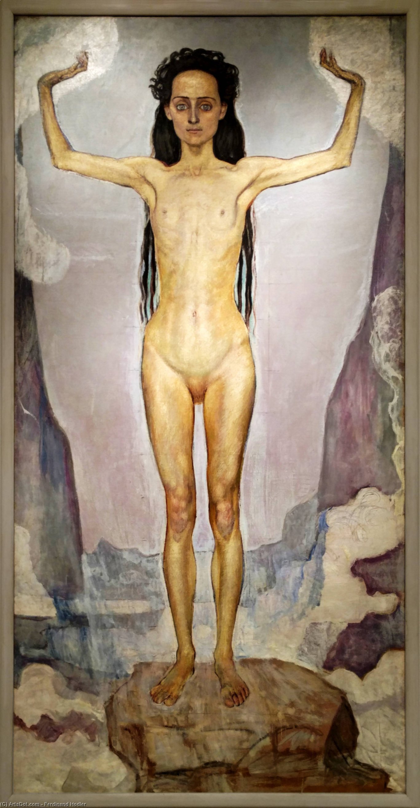 Wikioo.org - The Encyclopedia of Fine Arts - Painting, Artwork by Ferdinand Hodler - Day (Truth)