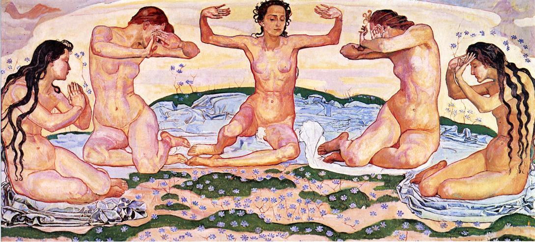 WikiOO.org - Encyclopedia of Fine Arts - Maľba, Artwork Ferdinand Hodler - Day