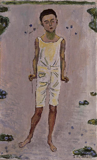 WikiOO.org - Encyclopedia of Fine Arts - Schilderen, Artwork Ferdinand Hodler - Enchanted boy