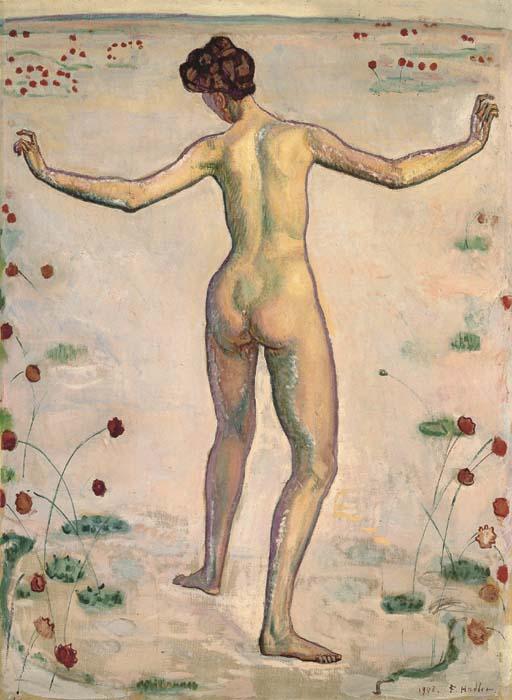 WikiOO.org - Encyclopedia of Fine Arts - Målning, konstverk Ferdinand Hodler - line glory