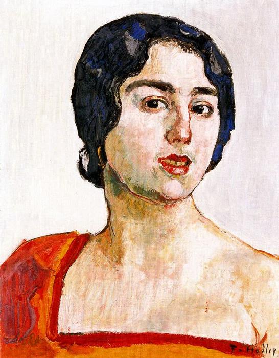 Wikioo.org – L'Encyclopédie des Beaux Arts - Peinture, Oeuvre de Ferdinand Hodler - portrait d'un espagnol femme