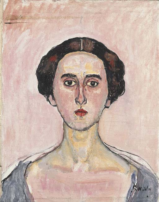 WikiOO.org – 美術百科全書 - 繪畫，作品 Ferdinand Hodler - 肖像情人节戈德DAREL的