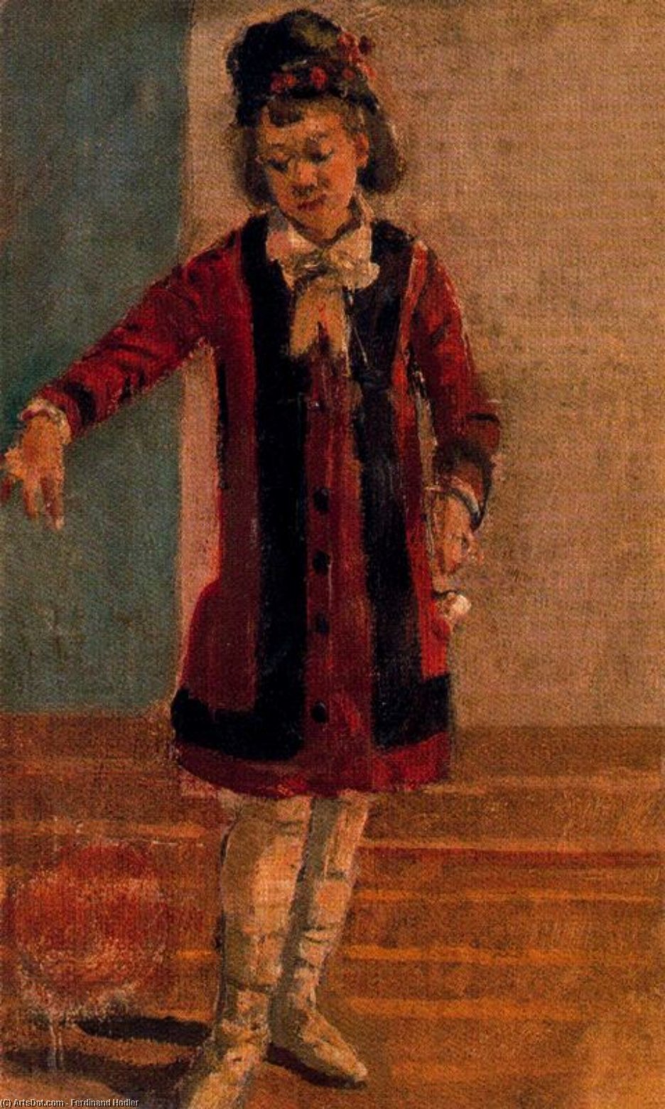 Wikioo.org – L'Encyclopédie des Beaux Arts - Peinture, Oeuvre de Ferdinand Hodler - espagnol fille