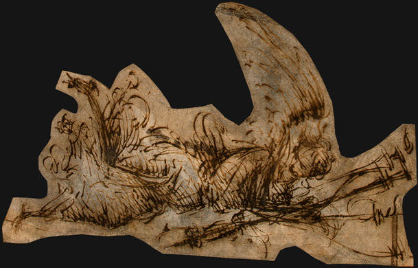 WikiOO.org - Εγκυκλοπαίδεια Καλών Τεχνών - Ζωγραφική, έργα τέχνης Filippino Lippi - An Angel Carrying a Torch