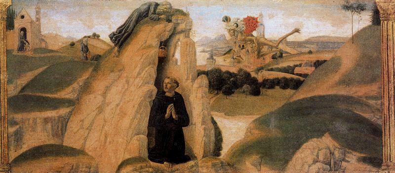Wikioo.org - The Encyclopedia of Fine Arts - Painting, Artwork by Francesco Di Giorgio Martini - Three scenes from the Life of St. Benedict 2