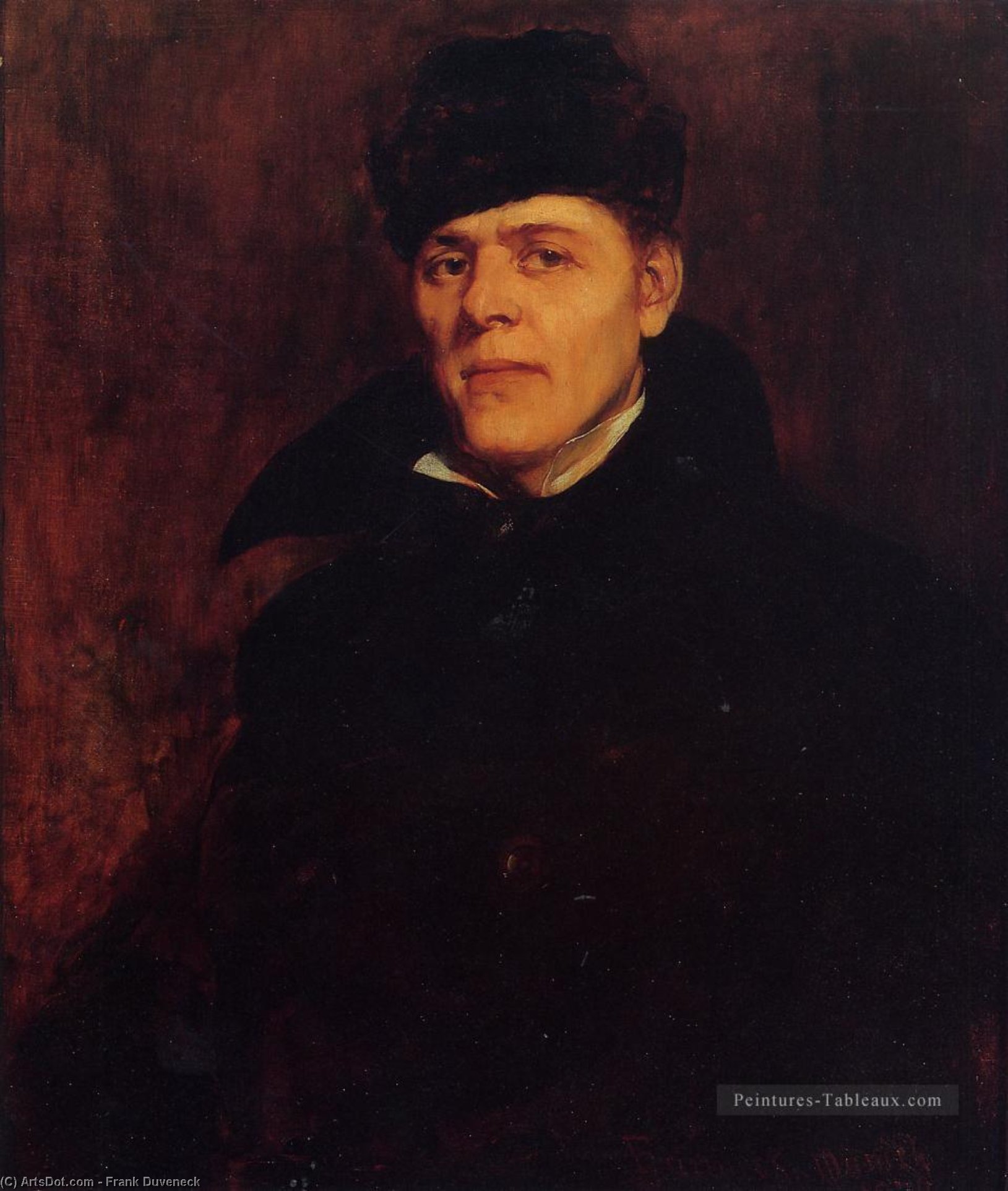 Wikioo.org - The Encyclopedia of Fine Arts - Painting, Artwork by Frank Duveneck - Portrait of Major Dillard H. Clark