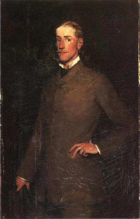 WikiOO.org - Encyclopedia of Fine Arts - Maleri, Artwork Frank Duveneck - Portrait of Ralph Curtis