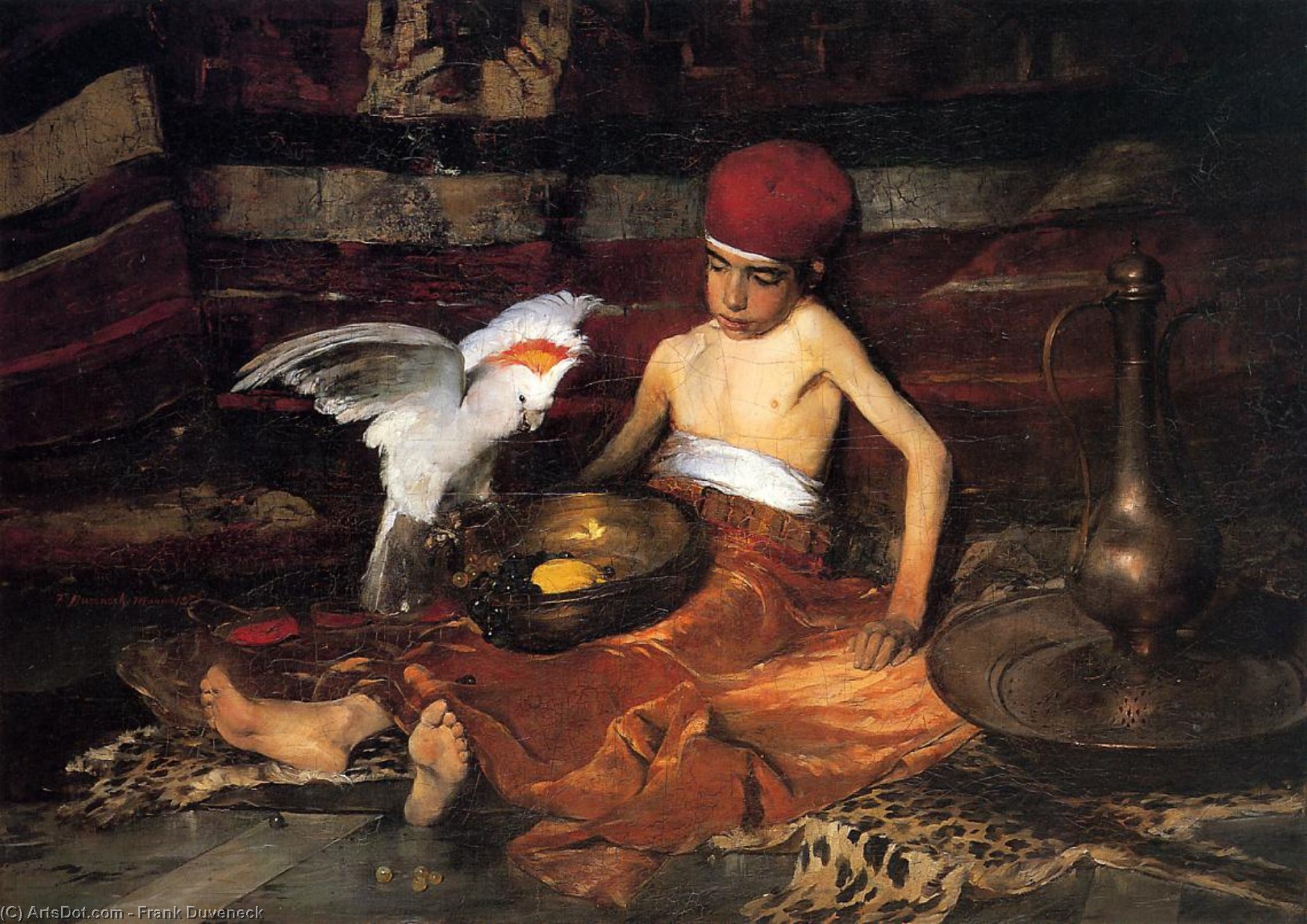 Wikioo.org - The Encyclopedia of Fine Arts - Painting, Artwork by Frank Duveneck - The Turkish Page