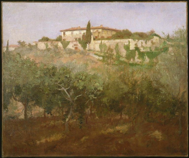 WikiOO.org - Encyclopedia of Fine Arts - Maleri, Artwork Frank Duveneck - Villa Castellani