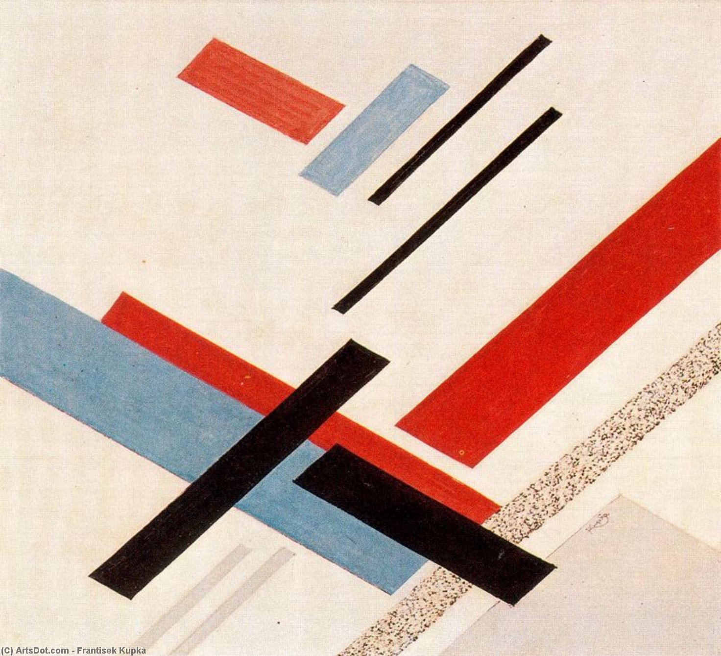 Wikioo.org - The Encyclopedia of Fine Arts - Painting, Artwork by Frantisek Kupka - Diagonal planes