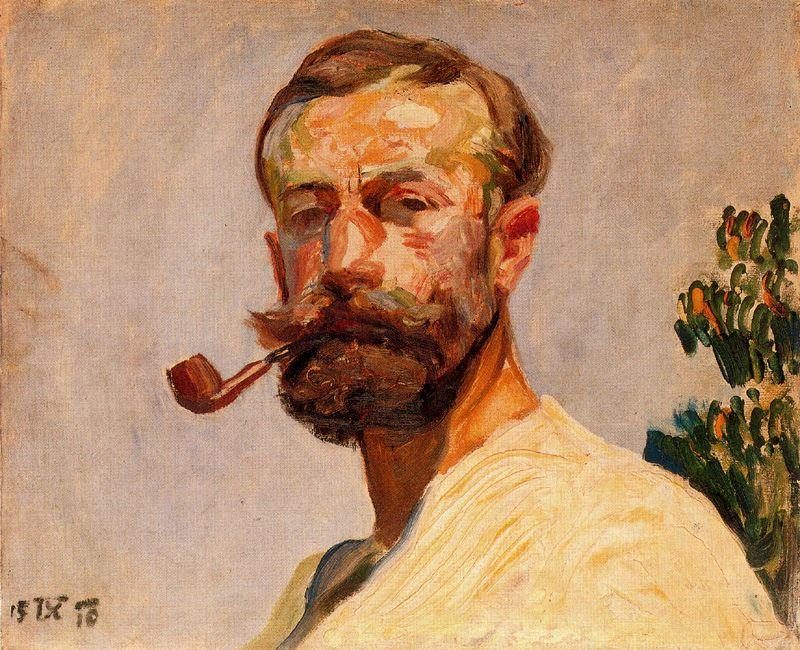 WikiOO.org - Encyclopedia of Fine Arts - Maleri, Artwork Frantisek Kupka - Self-portrait 1