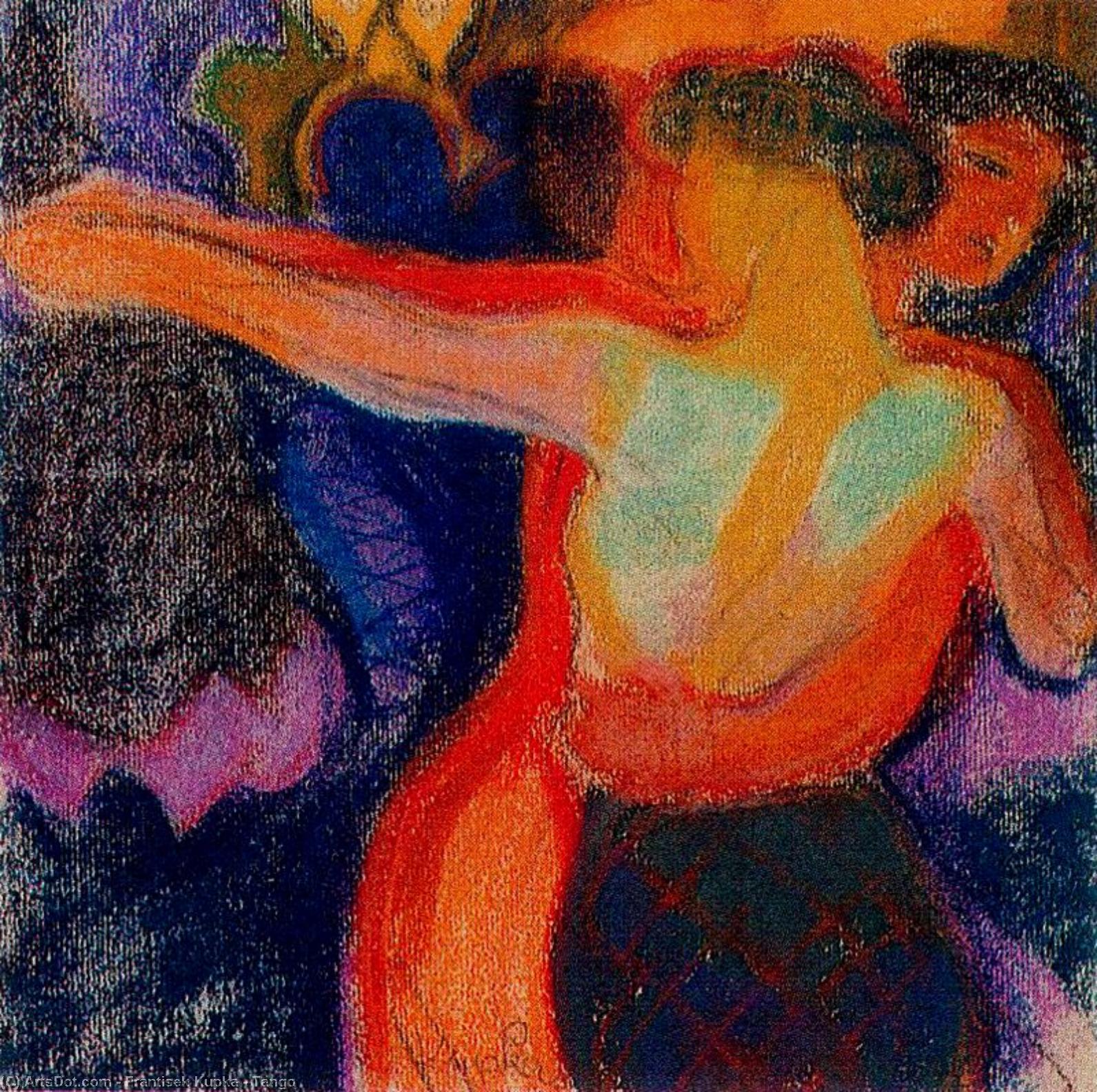 Wikioo.org - Bách khoa toàn thư về mỹ thuật - Vẽ tranh, Tác phẩm nghệ thuật Frantisek Kupka - Tango