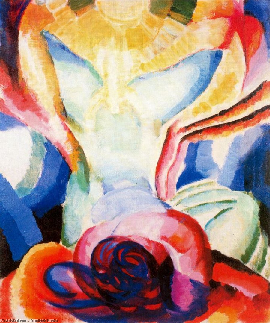 Wikoo.org - موسوعة الفنون الجميلة - اللوحة، العمل الفني Frantisek Kupka - The colored