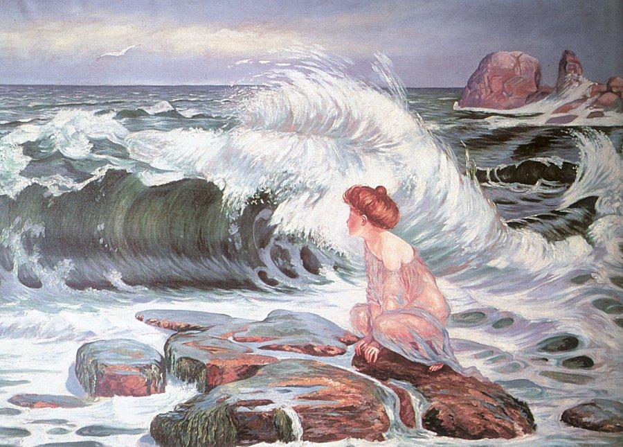 Wikioo.org - The Encyclopedia of Fine Arts - Painting, Artwork by Frantisek Kupka - The Wave
