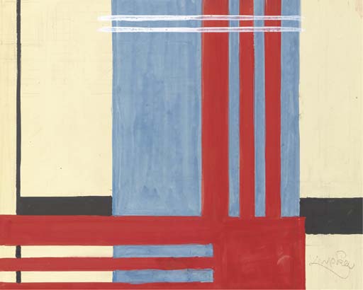 WikiOO.org - Encyclopedia of Fine Arts - Maalaus, taideteos Frantisek Kupka - Three red on blue