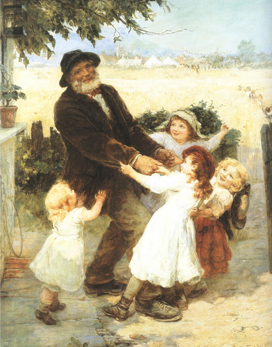 Wikioo.org - The Encyclopedia of Fine Arts - Painting, Artwork by Frederick Morgan - Off to the Fair