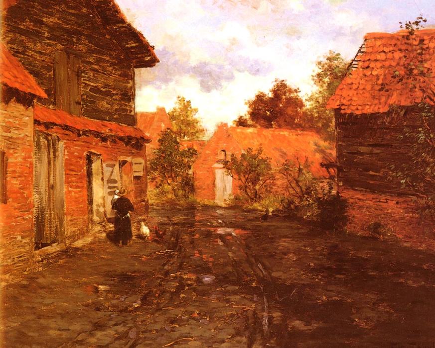 Wikioo.org - The Encyclopedia of Fine Arts - Painting, Artwork by Frits Thaulow - After the Rain