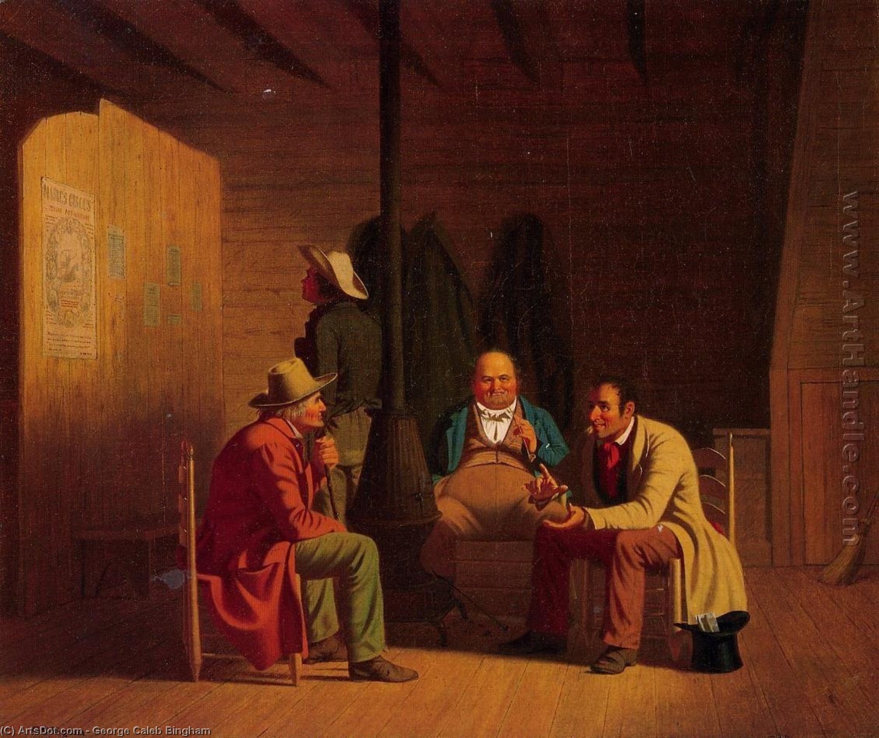 Wikioo.org - The Encyclopedia of Fine Arts - Painting, Artwork by George Caleb Bingham - Country Politician